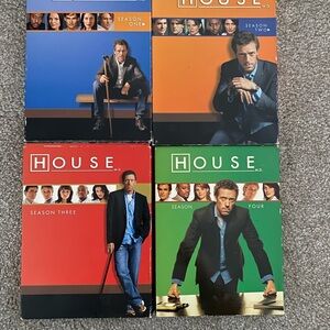 House M.D. Seasons 1-4 Complete Tv Series Box Set Movies TV Shows DVDs Drama Y2K